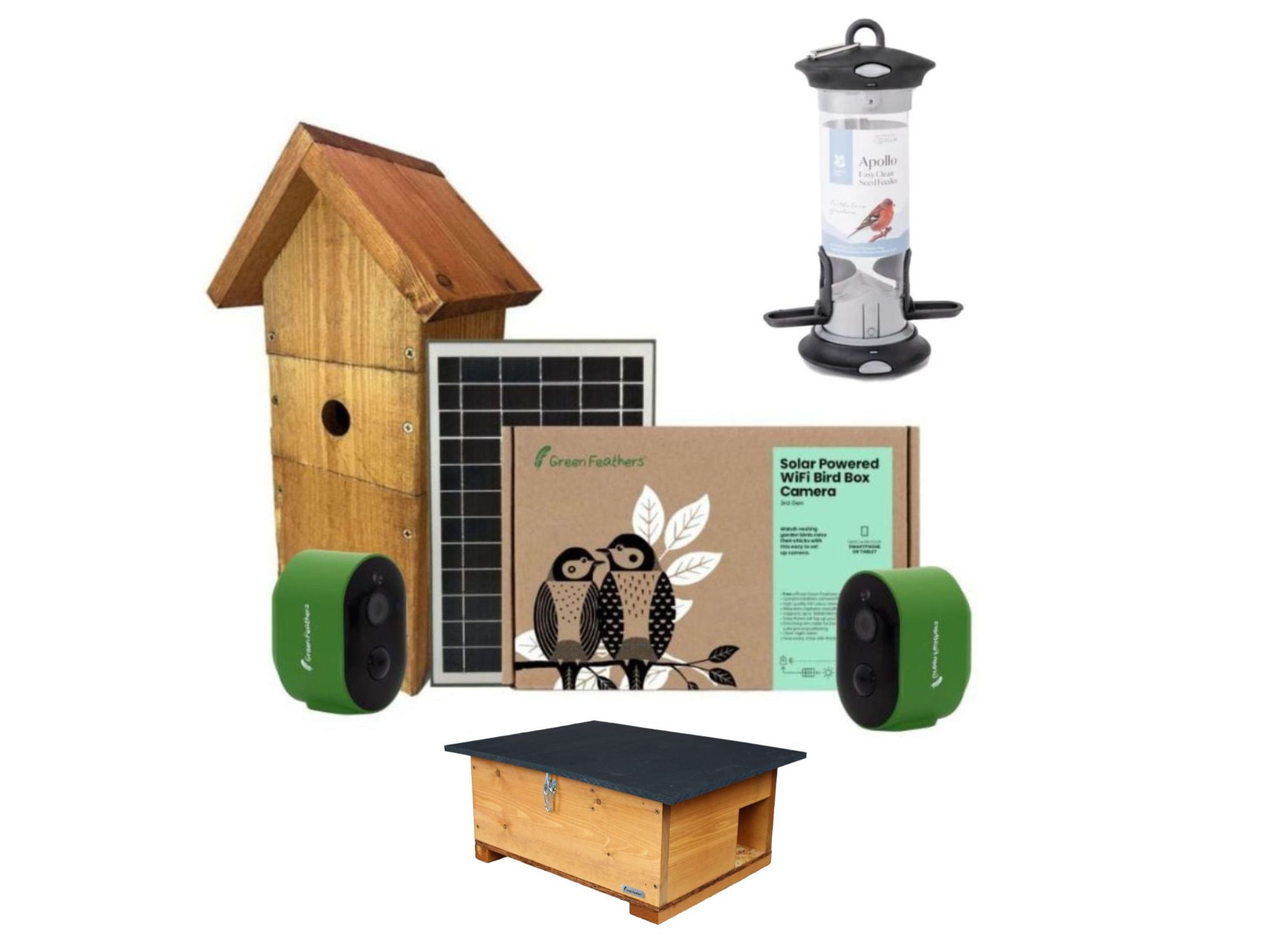 Solar Powered WiFi Bird & Hedgehog Rewilding Pack