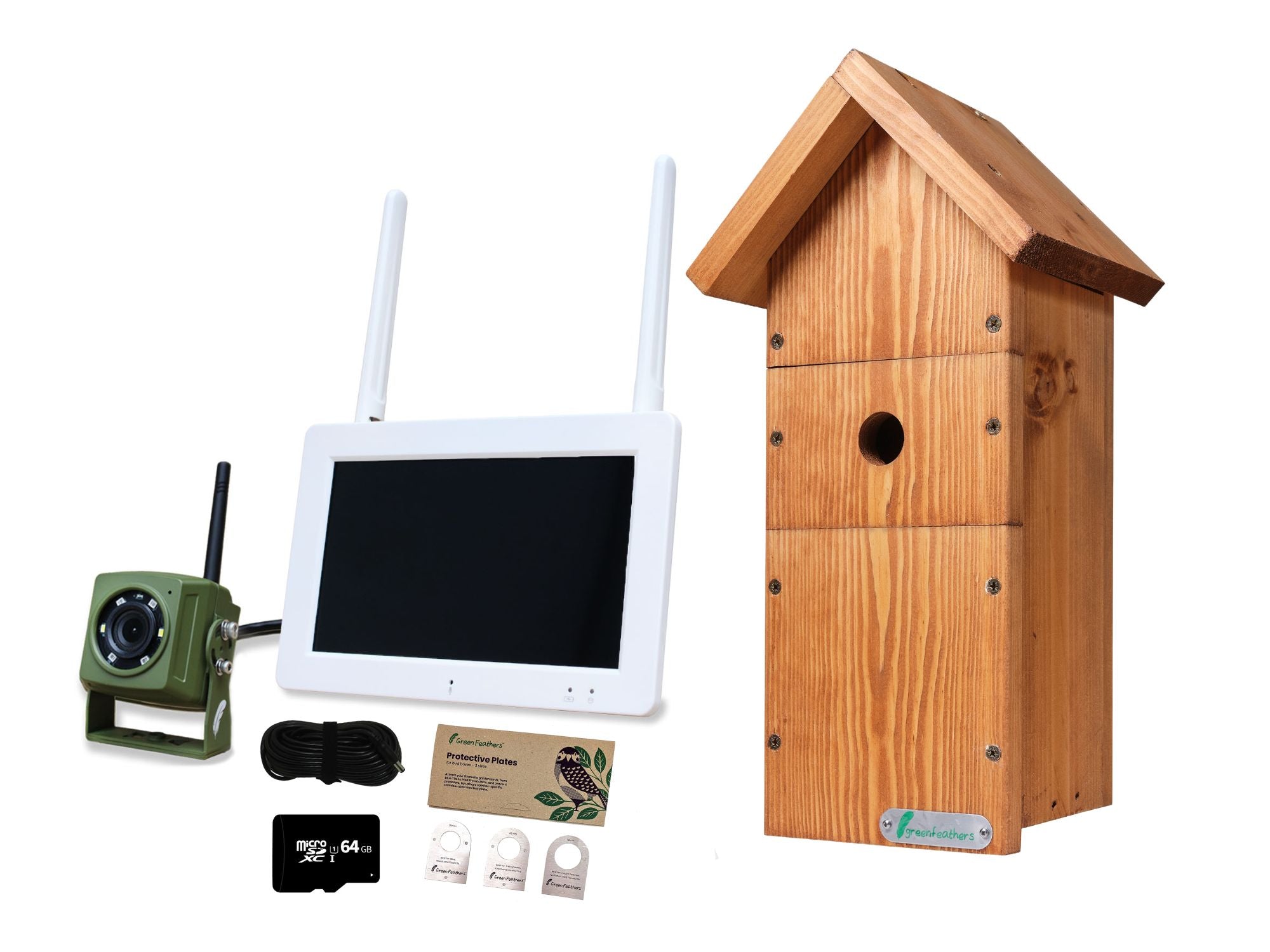 Wireless Bird Box Camera & Screen Complete Pack