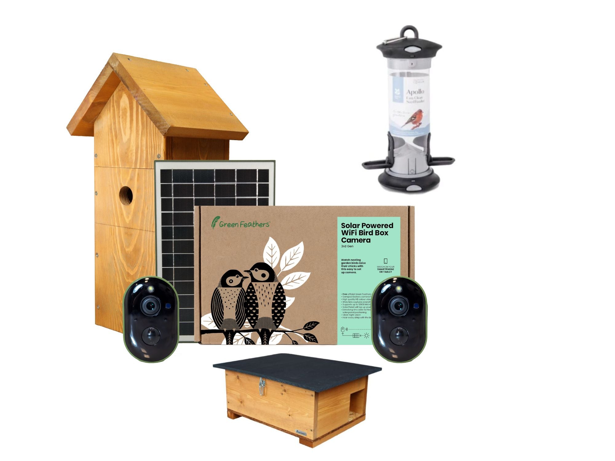 Solar Powered WiFi Bird & Hedgehog Rewilding Pack