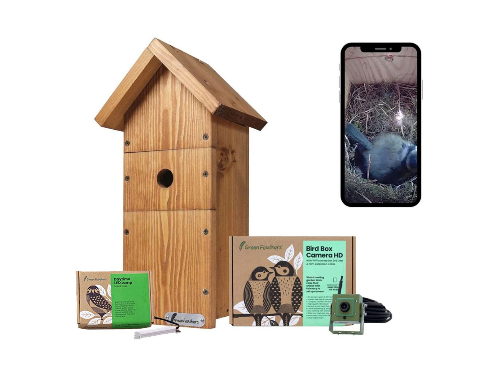 WiFi Bird Box HD Camera Starter Pack