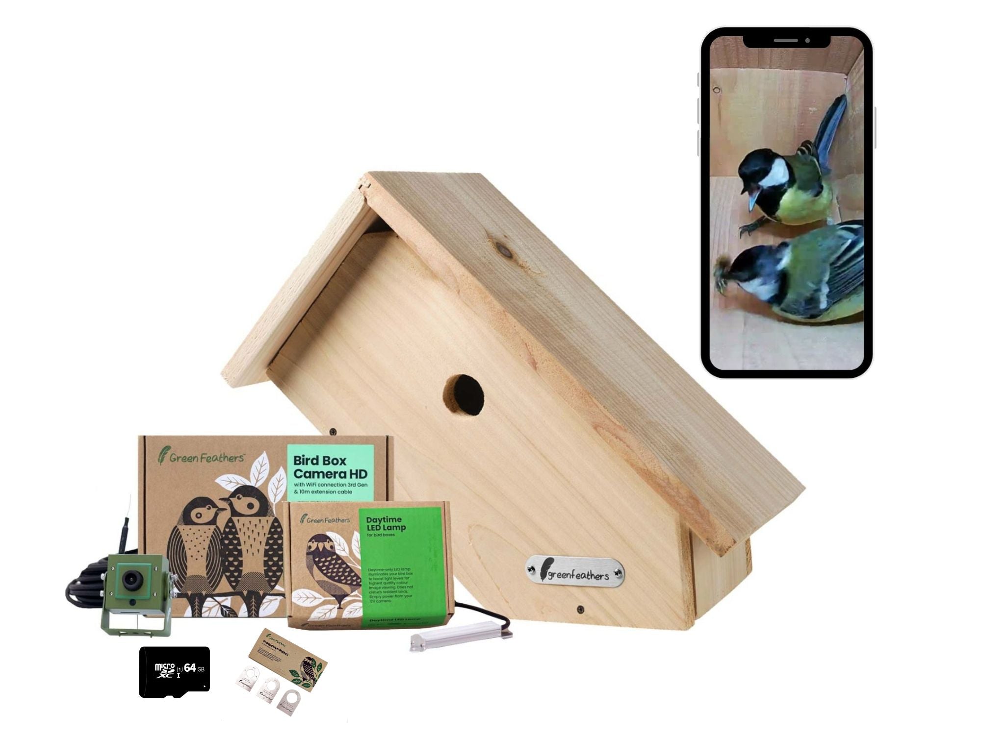 WiFi Side View Bird Box Camera Complete Pack